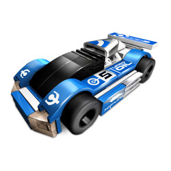 Lego 8662 Small Turbine: Blue Rebel