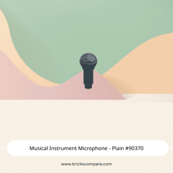 Musical Instrument Microphone - Plain #90370  - 316-Titanium Metallic