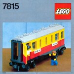 Lego 7815 Trains: Passenger train sleeper carriages