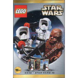 Lego 3342 Chewbacca and 2 Biker Scouts Minifig Pack - Star Wars #3