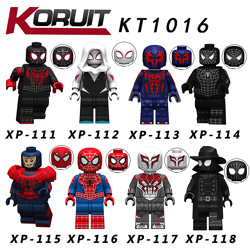 KORUIT KT1016 8 Minifigures: Spiderman