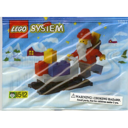 Lego 1807 Festive: Santa Claus and sledding