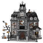 GOBRICKS MOC S0013 The Addams Family-Halloween-haunted house