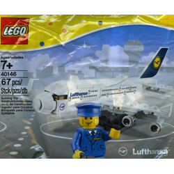 Lego 40146 Promotion: Lufthansa Aircraft