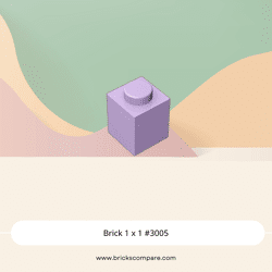 Brick 1 x 1 #3005 - 325-Lavender