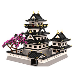 Rebrickable MOC-58484 Ustar Nazuki: Himeji Castle