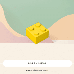 Brick 2 x 2 #3003 - 24-Yellow