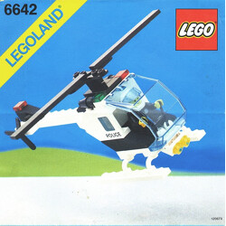 Lego 6642 Police helicopter