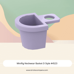 Minifig Neckwear Basket D Style #4523 - 325-Lavender