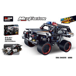DECOOL / JiSi 3811 Back Force Racing Cars: Shadows - Destroying The Wheel - Soul Chasers