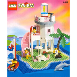 Lego 6414 Holiday Paradise: Happy Holidays Dolphin Island