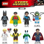 XINH 909 8 minifigures: Super Heroes