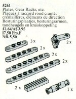 Lego 5261 Plates and Gear Racks