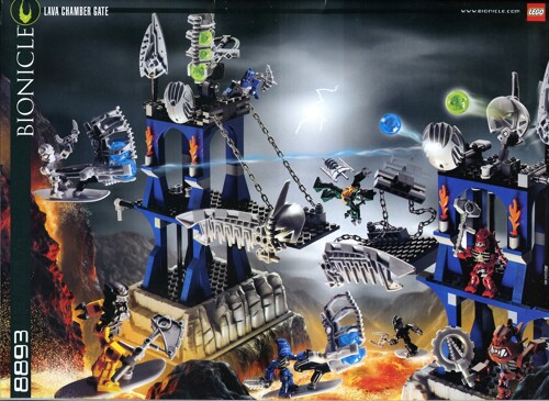 Lego 8893 Biochemical Warrior: Lava Gate