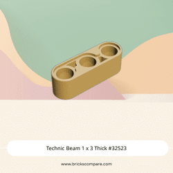 Technic Beam 1 x 3 Thick #32523 - 5-Tan