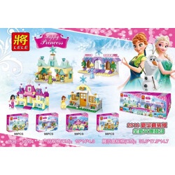 LELE 37004 Ice and snow edge: small scene four-pack