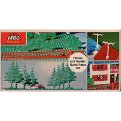 Lego 167-2 House and Garden Extra Parts Kit