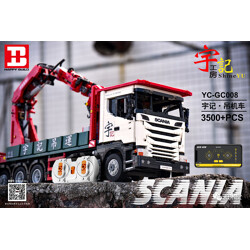 HAPPY BUILD YC-GC008 Yuji Workshop: Scania Crane