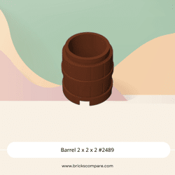 Barrel 2 x 2 x 2 #2489 - 192-Reddish Brown