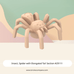 Insect, Spider with Elongated Tail Section #29111 - 283-Light Flesh