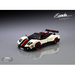 Rebrickable MOC-22208 Creative: Pagani Zonda Cinque Roadster