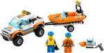 Lego 60012 Coast Guard: Four-Wheel Dive Work Ship