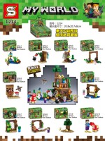 SY 1214-4 Minecraft: 10 combinations of mini tree houses