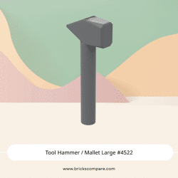 Tool Hammer / Mallet Large #4522 - 199-Dark Bluish Gray