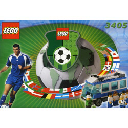 Lego 3405 Football: Blue team bus