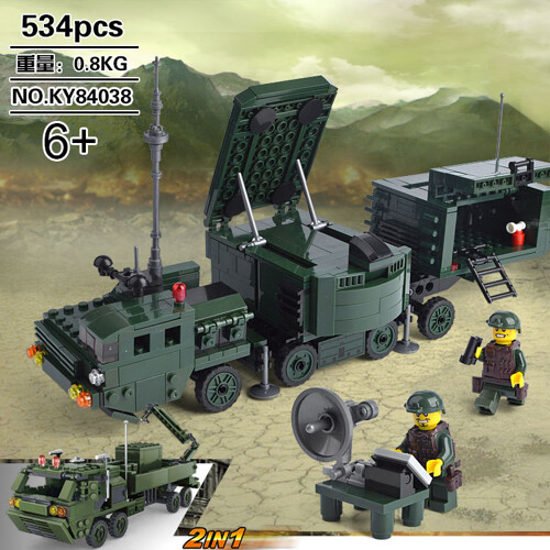 KAZI / GBL / BOZHI KY84038 Field troops: 30N6E2 guidance lighting radar vehicle, M985A2 multifunctional heavy truck