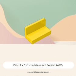Panel 1 x 2 x 1 - Undetermined Corners #4865  - 24-Yellow