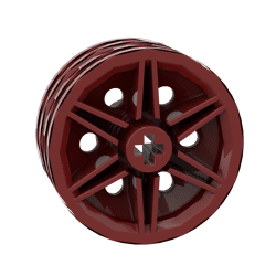 Wheel 30mm D. x 14mm (For Tire 43.2 x 14) #56904 - 154-Dark Red