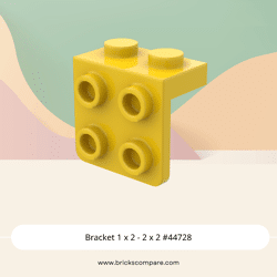 Bracket 1 x 2 - 2 x 2 #44728  - 24-Yellow