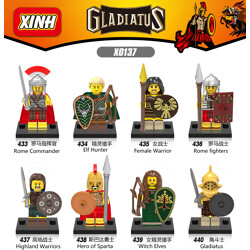 XINH X0137 8 minifigures: Gladiator