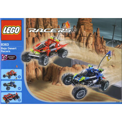 Lego 8363 Crazy Racing Cars: Racing Cars in the Baha'i Desert