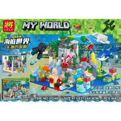 LELE 33248 Minecraft: The Lost Palace of the Adventure Series Underwater World