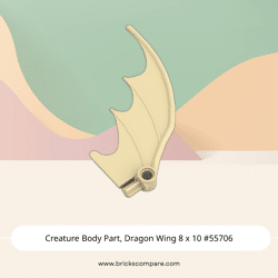 Creature Body Part, Dragon Wing 8 x 10 #55706 - 5-Tan