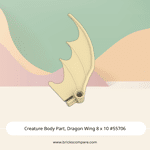 Creature Body Part, Dragon Wing 8 x 10 #55706 - 5-Tan