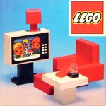Lego 274 Color TV and sofa