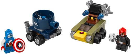 LEPIN 07028 Mini Chariot: Captain America vs. Red Skull