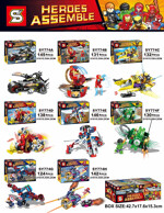 SY SY774G 8 Super Heroes vehicles