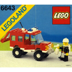 Lego 6643 The fire chief's command car.