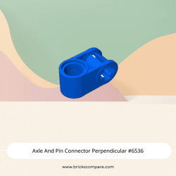 Axle And Pin Connector Perpendicular #6536 - 23-Blue