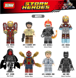 XINH 975 8 minifigures: Super Heroes