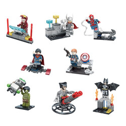 SY SY656-3 Super Heroes minifigure 8 small scenes