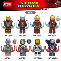 XINH X0267 8 Minifigures: Iron Man