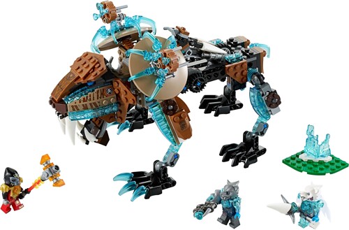 LERI / BELA 10293 Ice-fire duel: Qigong legend: sword tiger handsome machine sharp-toothed war tiger
