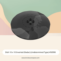 Dish 10 x 10 Inverted (Radar) (Undetermined Type) #50990 - 26-Black