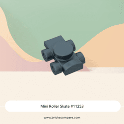 Mini Roller Skate #11253 - 316-Titanium Metallic