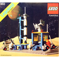 Lego 920-2 Space: Alpha-1 Rocket Base Rocket Launch Pad